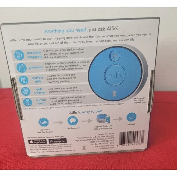 Kenmore Alfie Voice Controlled Intelligent Shopper Brand New Open box - Picture 4 of 9